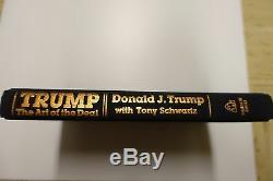 President Donald Trump Signed The Art Of The Deal True First Edition! Jsa Coa
