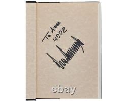 President Donald Trump Signed The Art of the Comeback BAS Auto Fitting Copy
