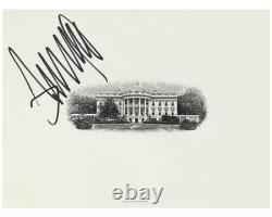 President Donald Trump Signed White House Engraving! JSA Incredibly Rare