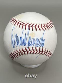 President Donald Trump Single Signed AUTO Rawlings Official ML Baseball. JSA