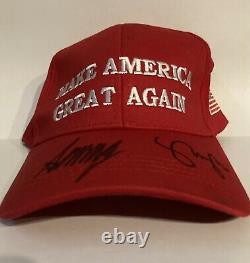 President Donald Trump & VP Mike Pence Autographed MAGA Hat