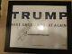 President Donald Trump Framed Autographed 2016 Campaign Poster -rare Psa/dna