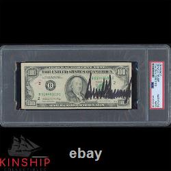 President Donald Trump signed $100 Dollar Bill PSA DNA Slab Auto Currency C2687