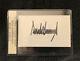 President Donald Trump Signed 3x5 Index Card