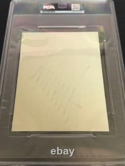President Donald Trump signed Attack on Trump Print PSA DNA Slab Bold Auto C5814