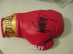 President Donald Trump signed Autograph Auto EVERLAST BOXING GLOVE PROOF SIGNED