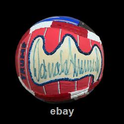 President Donald Trump signed Baseball JSA LOA Hand Painted Carter-X Auto Y17