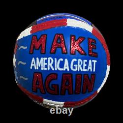 President Donald Trump signed Baseball JSA LOA Hand Painted Carter-X Auto Y17
