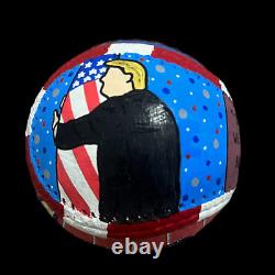 President Donald Trump signed Baseball JSA LOA Hand Painted Carter-X Auto Y17