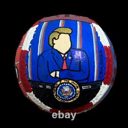 President Donald Trump signed Baseball JSA LOA Hand Painted Carter-X Auto Y17