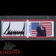 President Donald Trump Signed Cut With Usa Flag Patch Booklet Jsa Loa Auto Z1781