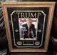 President Donald Trump Signed Gold Framed Rolling Stone Magazine Cover Coa