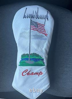 President Donald Trump signed Golf Club Headcover JSA LOA Rare Full Auto Z2080