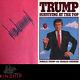 President Donald Trump Signed Hard Cover Book Jsa Loa Rare Vintage Auto E230