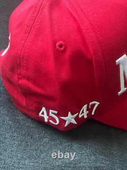 President Donald Trump signed MAGA Hat JSA LOA Auto Grade 9