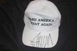 President Donald Trump signed autograph Hat from rally