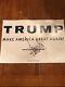 President Donald Trump Signed Autographed 2016 Campaign Poster