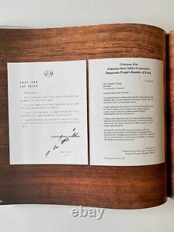 President Trump Hand Signed Book Letters To Trump