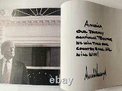 President Trump Hand Signed Book Our Journey Together