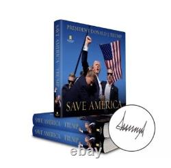 President Trump Hand Signed Book Save America