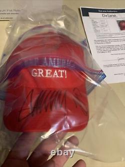 President Trump & Ivanka Trump Signed Keep America Great hat Brand New. Rare