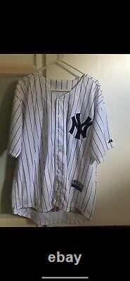 President Trump & Mike Pence Signed NY Yankees Build the Wall Jersey