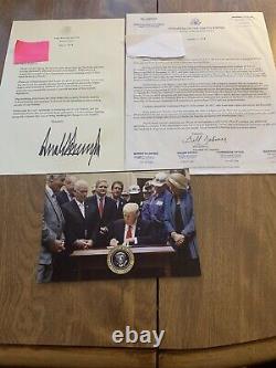 President Trump Signed Letter & Bill Johnson Tax Cuts Proof