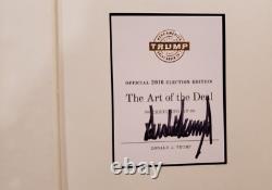 President Trump Signed The Art of the Deal HC book 2016