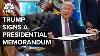 President Trump Signs A Presidential Memorandum 9 15 2025
