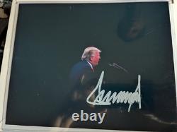 President Trump signed picture