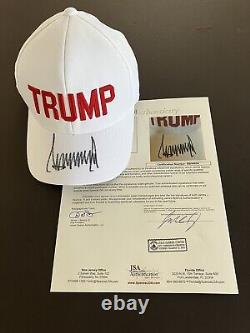 RARE 45th. President Donald Trump Signed Trump National CUSTOM TRUMP HAT JSA/LOA