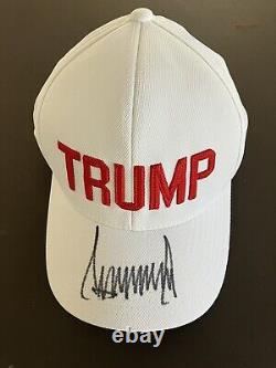 RARE 45th. President Donald Trump Signed Trump National CUSTOM TRUMP HAT JSA/LOA