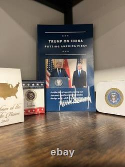 RARE Donald Trump Autographed Trump On China Putting America First Book