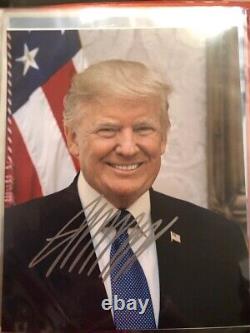 RARE Donald Trump Signed Photograph + COA US President