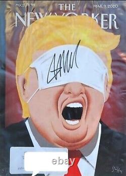RARE President Donald Trump Autographed New Yorker Magazine with COA MAGA
