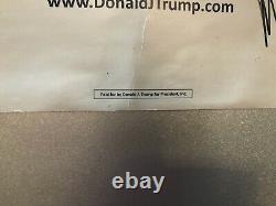 RARE President Donald Trump Signed/Autographed 2016 Campaign Poster SHIPS FREE