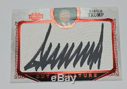 RARE RED FOIL Decision 2016 Cut Signature Donald Trump AUTOGRAPHED # CS2 card