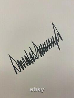 RARE SIGNED President Donald J Trump book Trump HOW TO GET RICH MAGA Autograph
