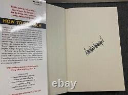 RARE SIGNED President Donald J Trump book Trump HOW TO GET RICH MAGA Autograph