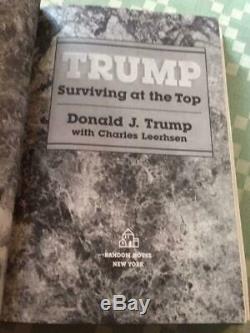 RARE, Signed To Parents Family DONALD TRUMP SURVIVING AT TOP President AUTOGRAPH