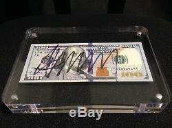 Rare Donald Trump $100 Hundred Dollar Bill Slabbed Autographed Signed Signature