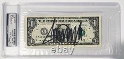 Rare Donald Trump Signed $1 Dollar, US Currency Note Autograph. PSA Encapsulated
