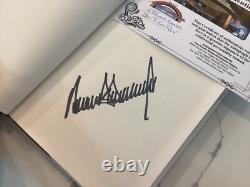 Rare Donald Trump Signed with Full Name. How To Get Rich /Nice Full Signature