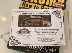 Rare Donald Trump Signed with Full Name. How To Get Rich /Nice Full Signature