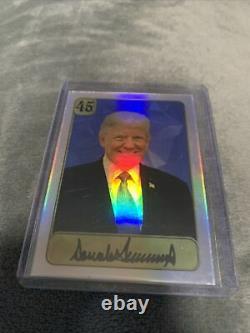 Rare Donald Trump hologram facsimile autograph