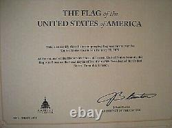 Rare Flag Flown Over Capitol-donald J Trump-final Day In Office-january 20, 2021
