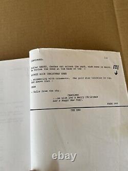 Rare Richie Rich's A Christmas Wish Movie Script Marla Maples Signed Autograph