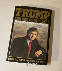 Rare SIGNED 2016 Election Art Of The Deal President Donald Trump Authentic