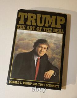 Rare SIGNED 2016 Election Art Of The Deal President Donald Trump Authentic