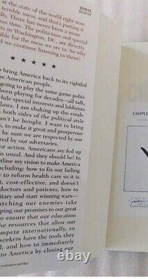 Rare SIGNED Numbered 9029 Donald Trump Crippled America Make America Great Again